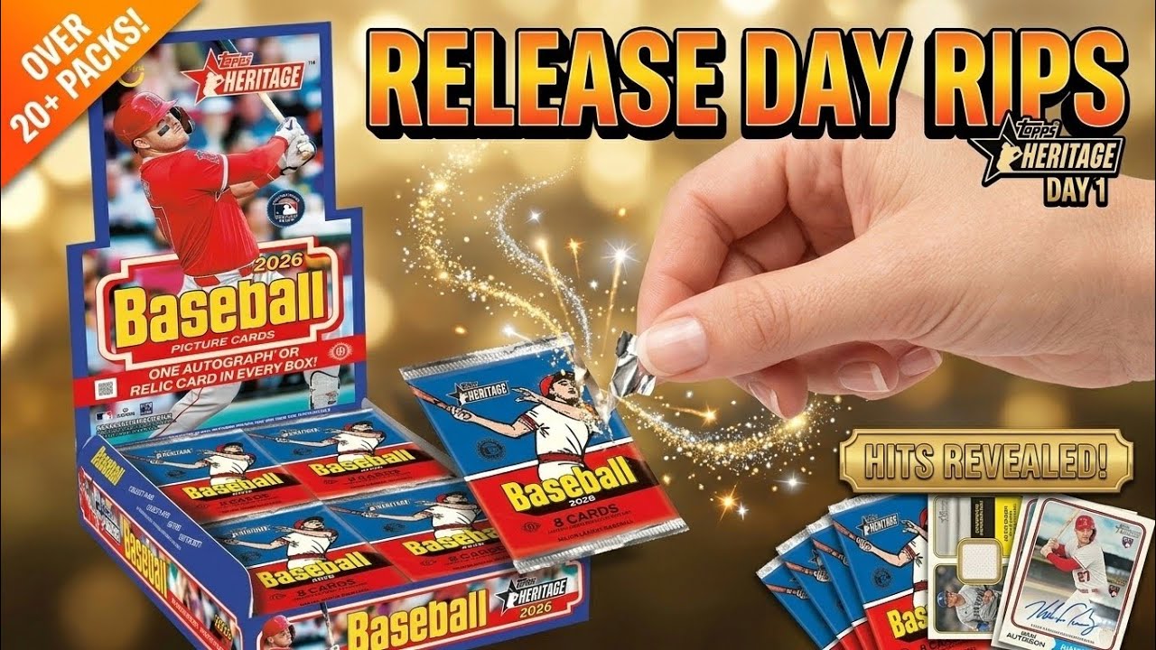 The Primary Choice: 2026 Topps Heritage Baseball CASE HIT?! 🔥 Release Day Rip & Review