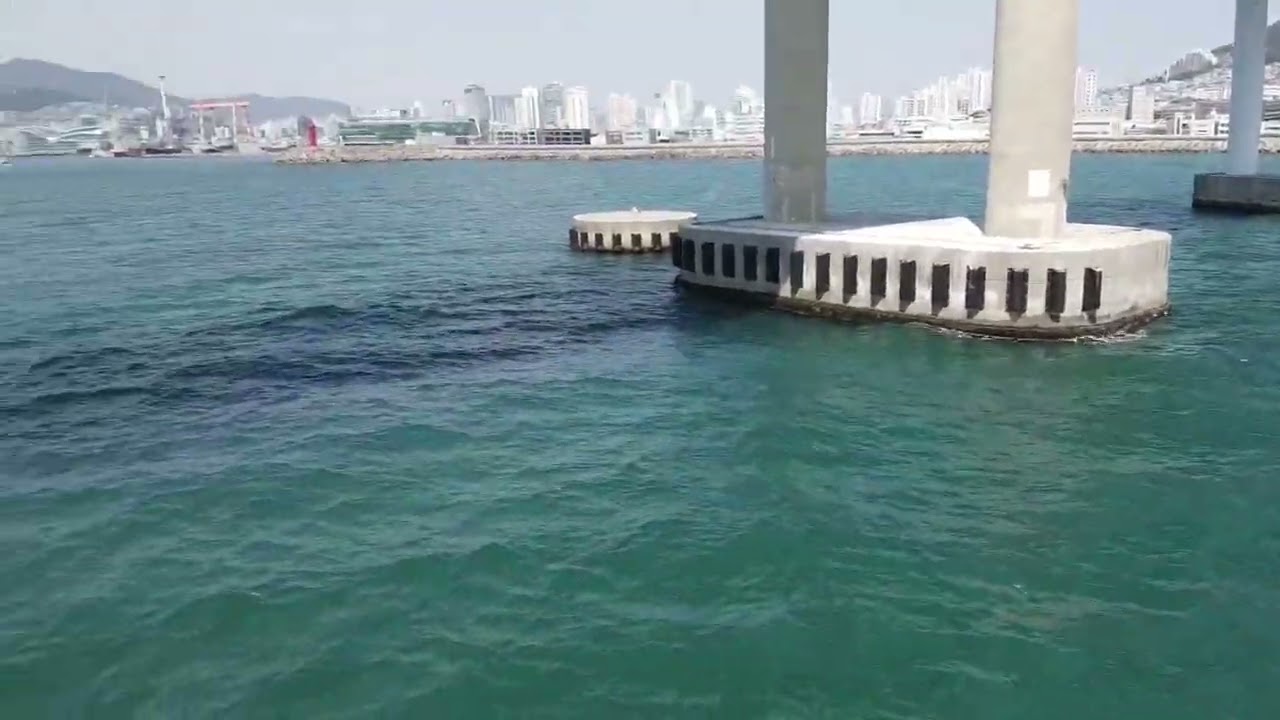 자갈치 일대 드론 영상