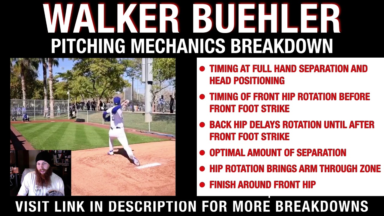 Walker Buehler Pitching Mechanics Breakdown - Robby Rowland