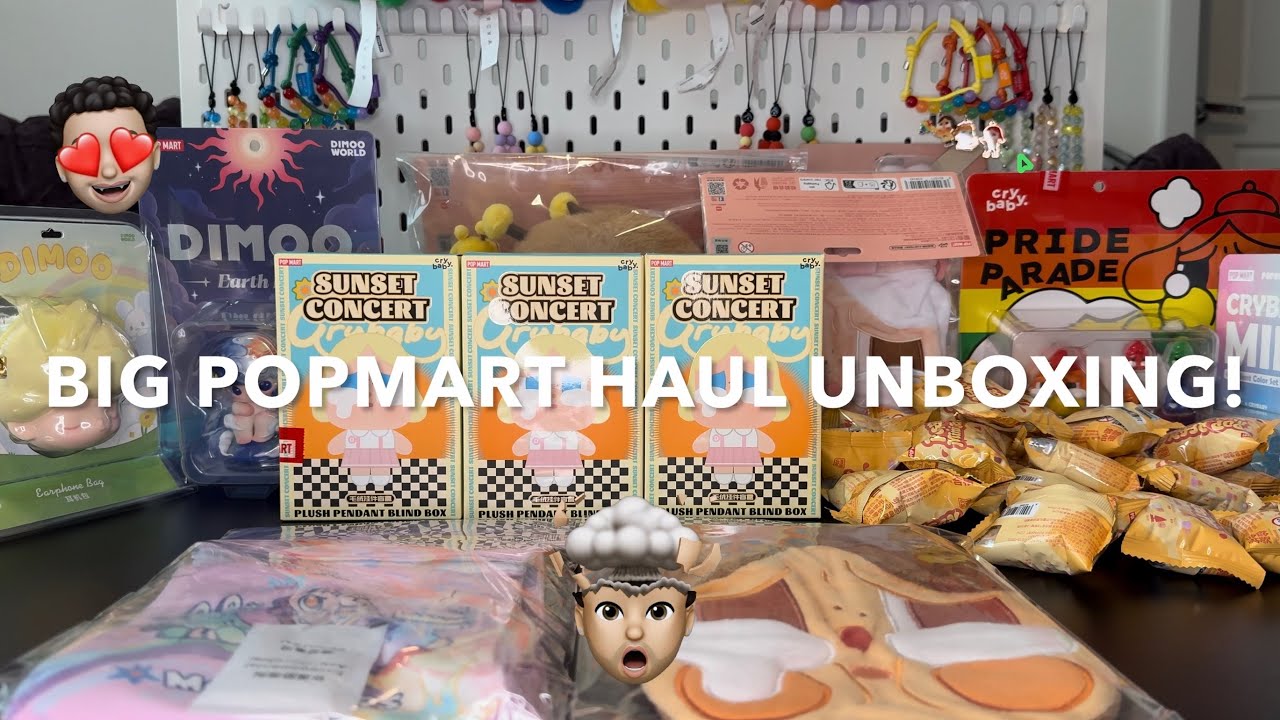 POPMART - HUGE UNBOXING HAUL!!