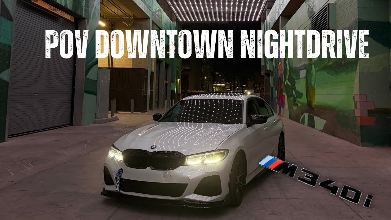 P.O.V NightDrive in Downtown Phoenix in my 2020 BMW M340i !!!