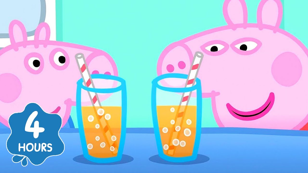 Peppa Pig Enjoying a Cold Drink 🐷 | Peppa Pig | Full Episodes | Cartoons for Kids