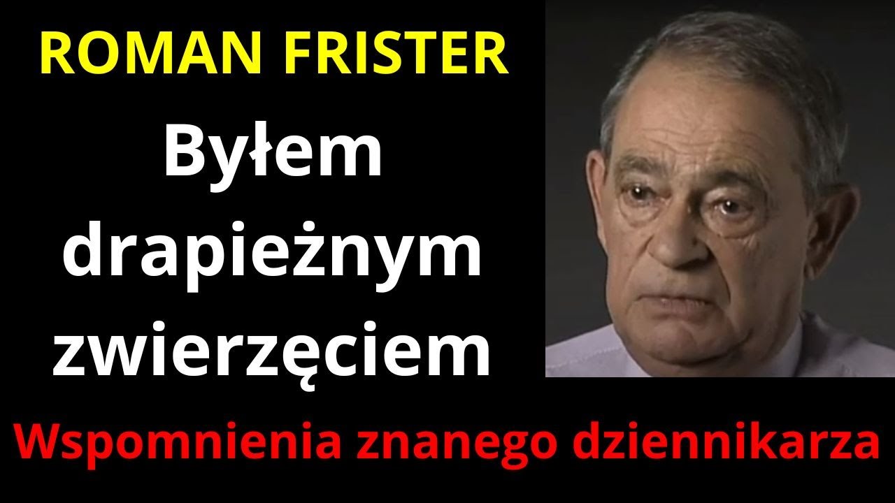 Znany dziennikarz: Chciałem ukraść chleb własnemu ojcu