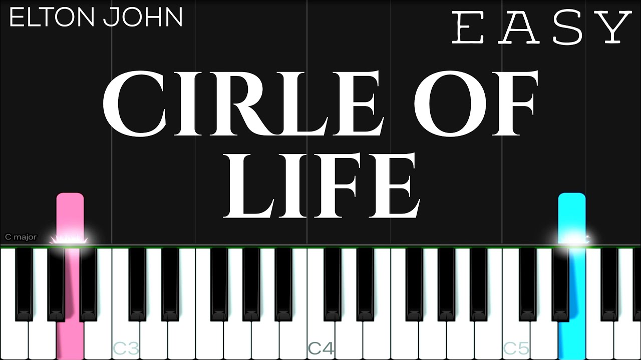Lion King - Circle Of Life (Elton John) | EASY Piano Tutorial