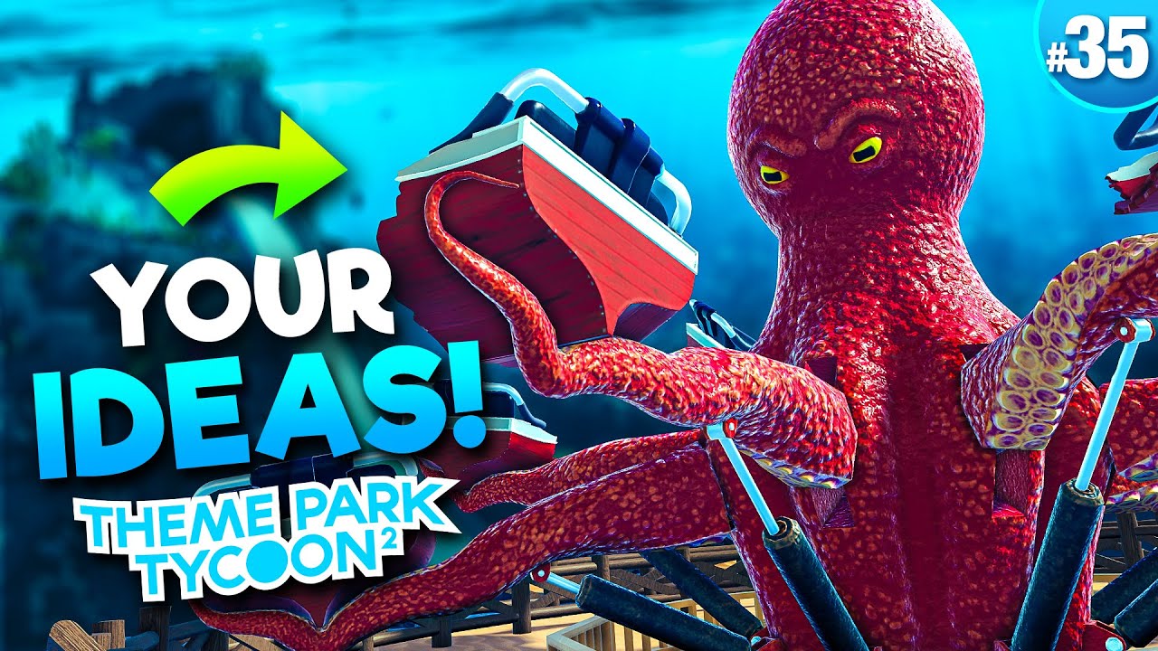 Добавляем СВОИ ИДЕЙ на РИФ! | Theme Park Tycoon 2 • #35