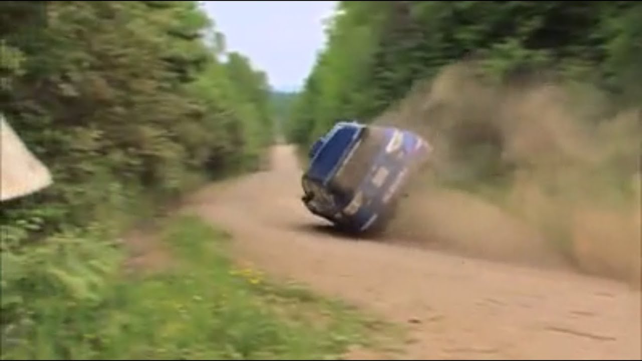 Subaru in rally sports.. wins even after crash .must watch