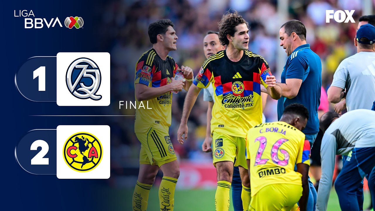 QUERÉTARO 1-2 AMÉRICA | RESUMEN | LIGA MX | CLAUSURA 2026 | JORNADA 10
