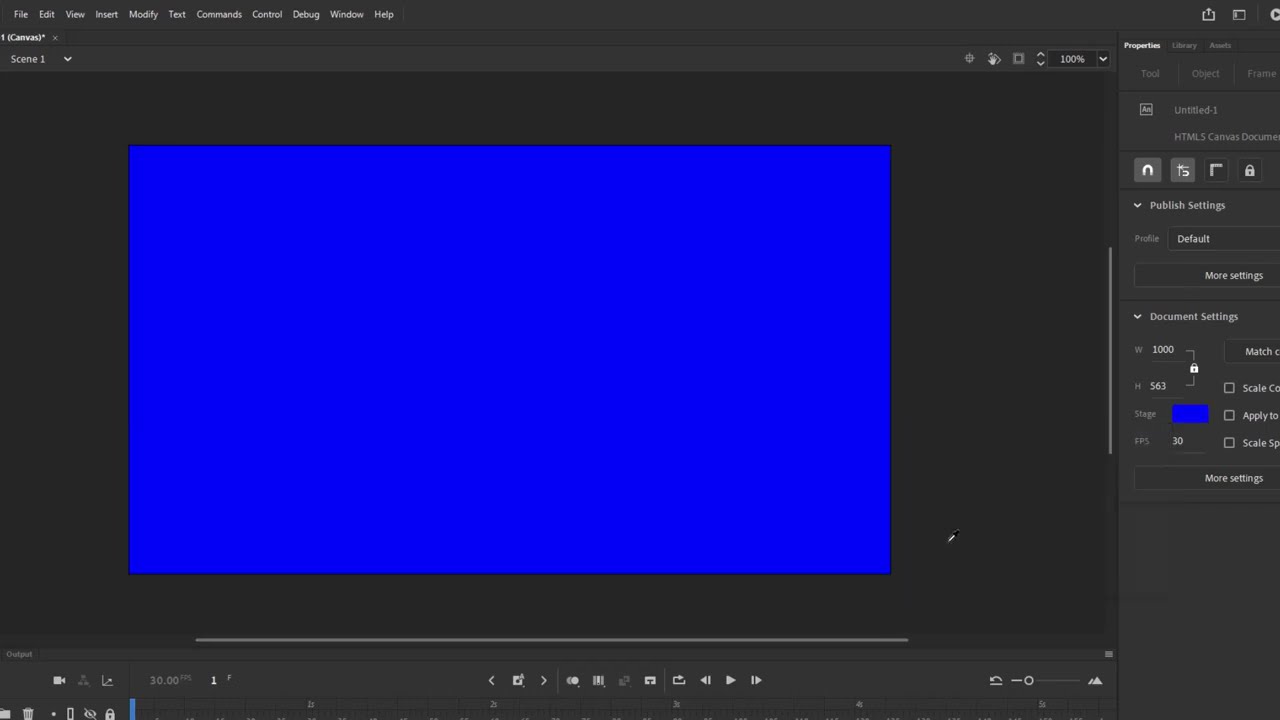 create first animate file