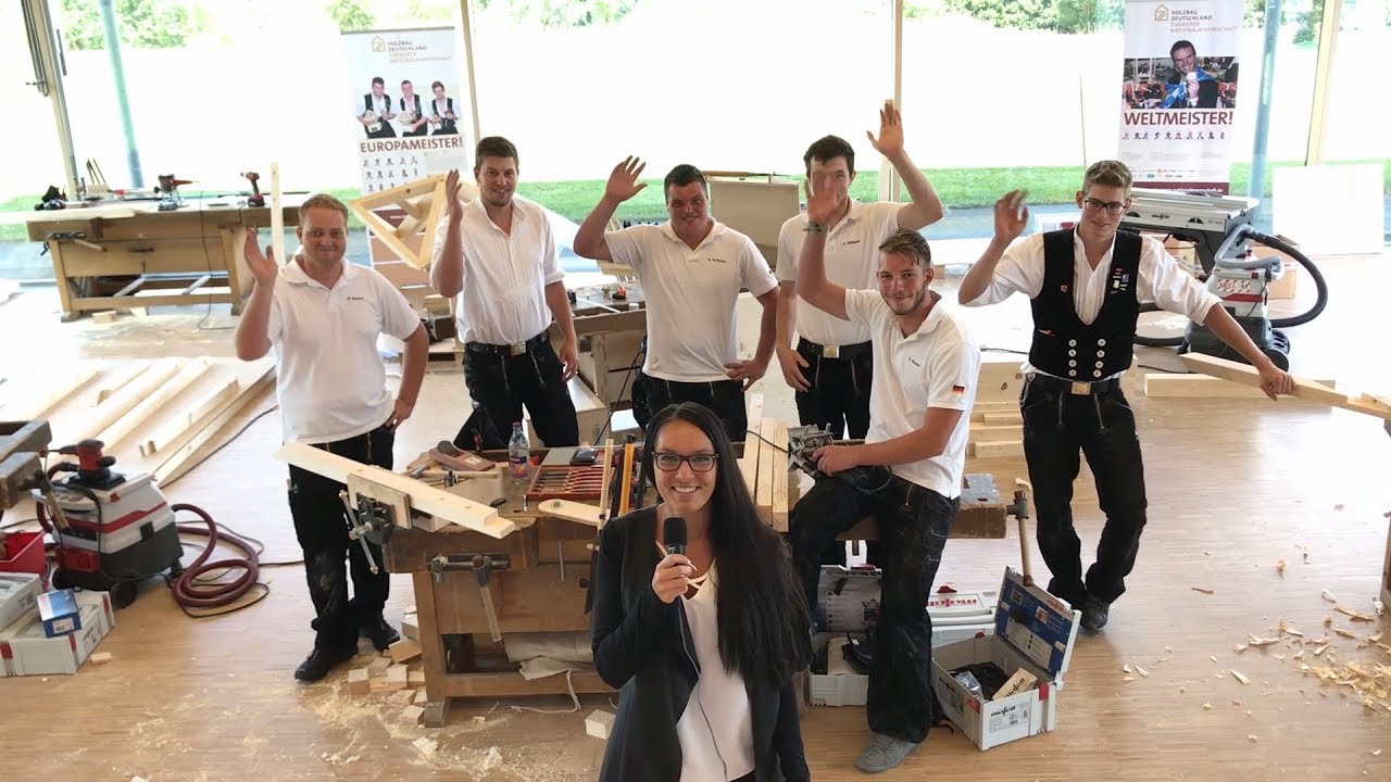 Training der Zimmerer-Nationalmannschaft bei MAFELL