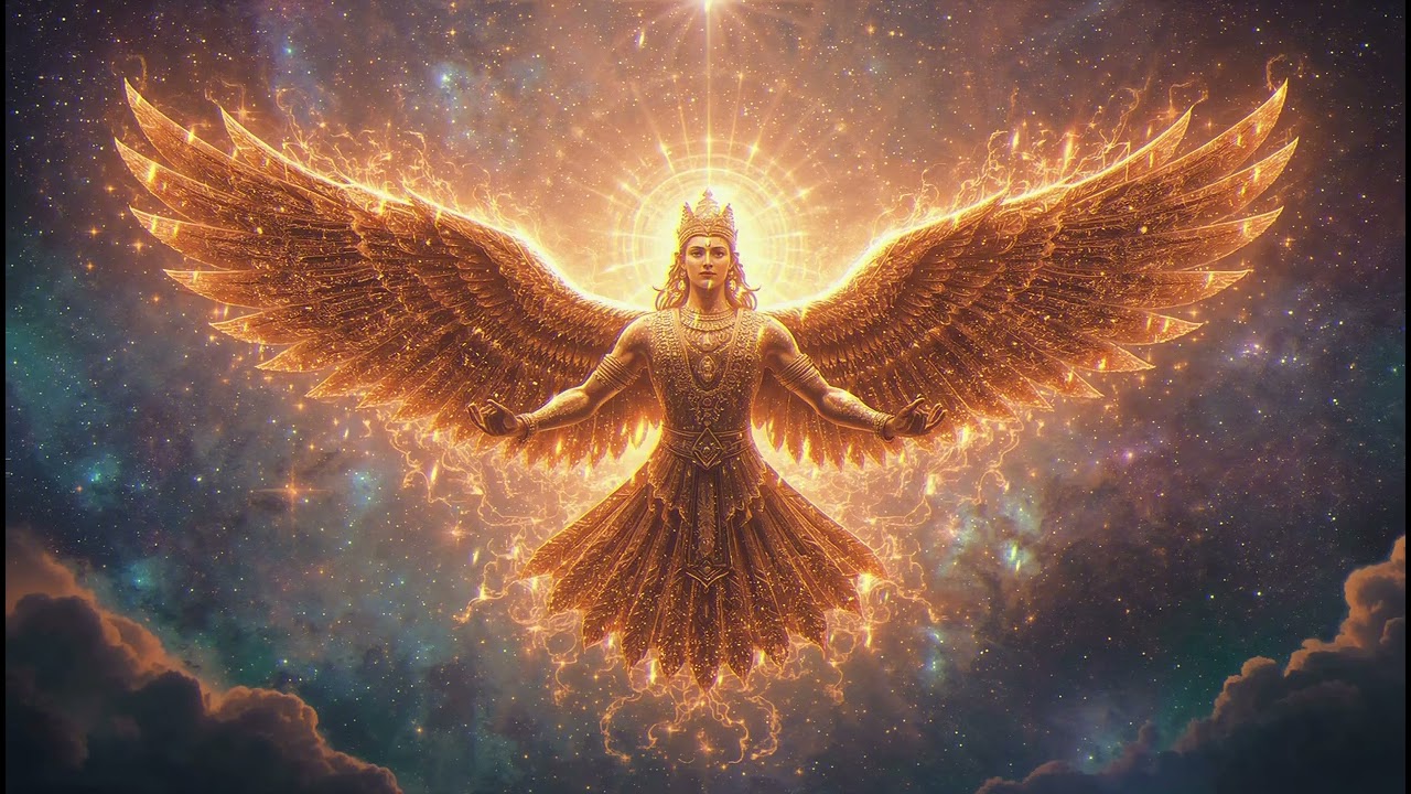 迦楼罗咒 Garuda Mantra – The Celestial Protector | Lofi Cosmic Chant for Healing and Protection