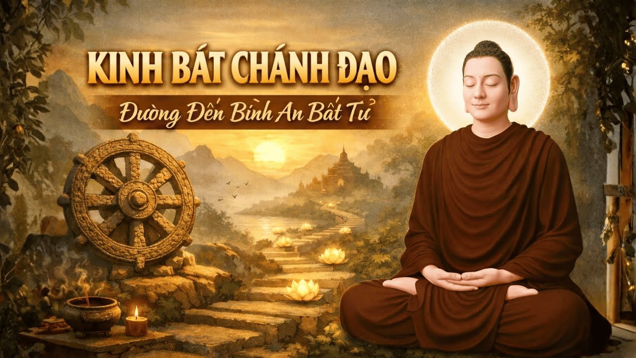KINH BÁT CHÁNH ĐẠO - Con Đường Đi Đến Hạnh Phúc Của Sự Giải Thoát, Giác Ngộ