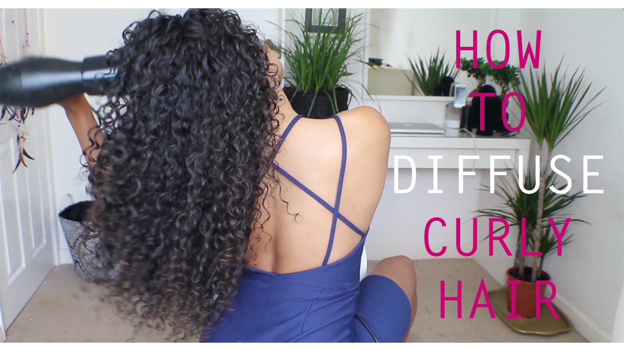 HOW TO DIFFUSE CURLY HAIR