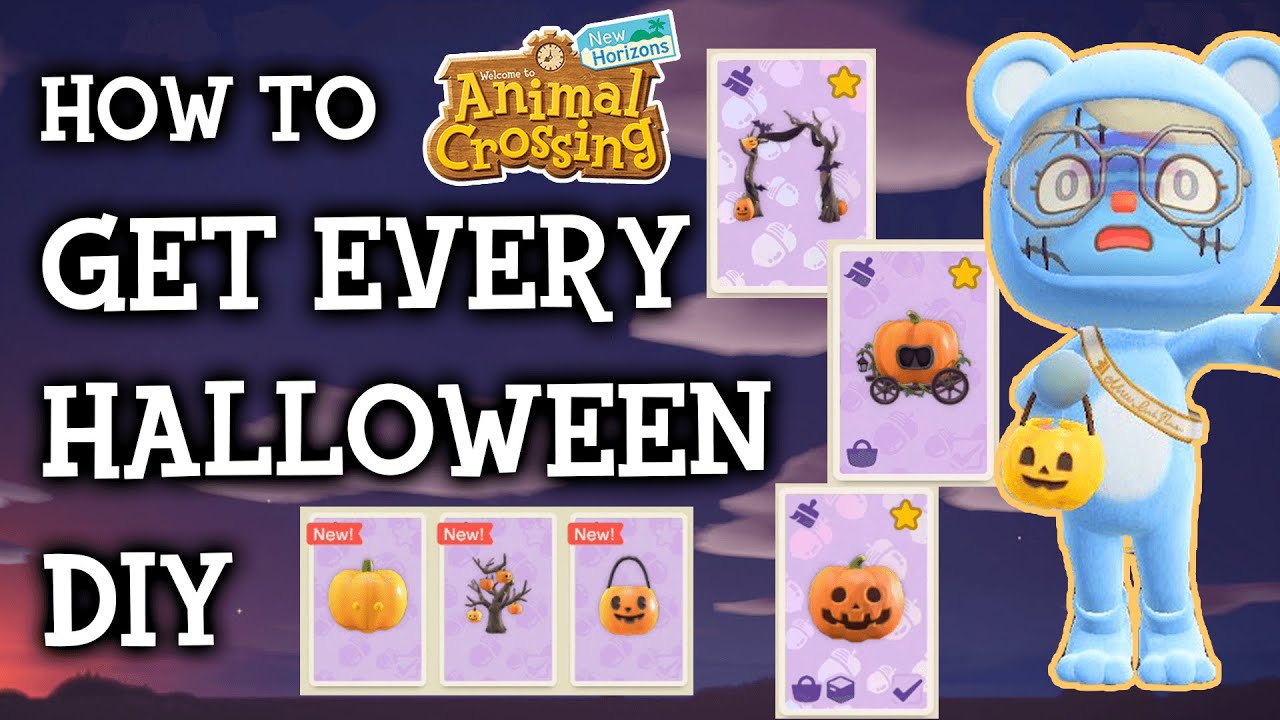 🎃 How To Get Every Halloween DIY in Animal Crossing New Horizons 🎃