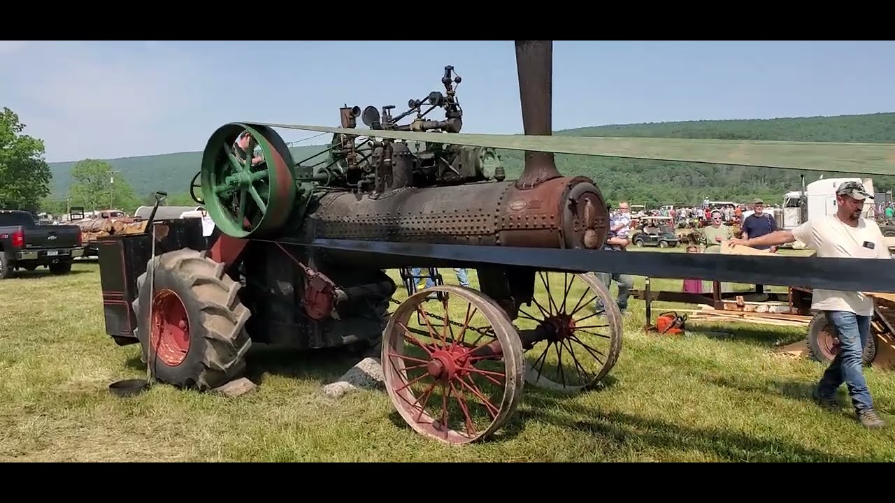 Sawmill Powered by Steam Engine