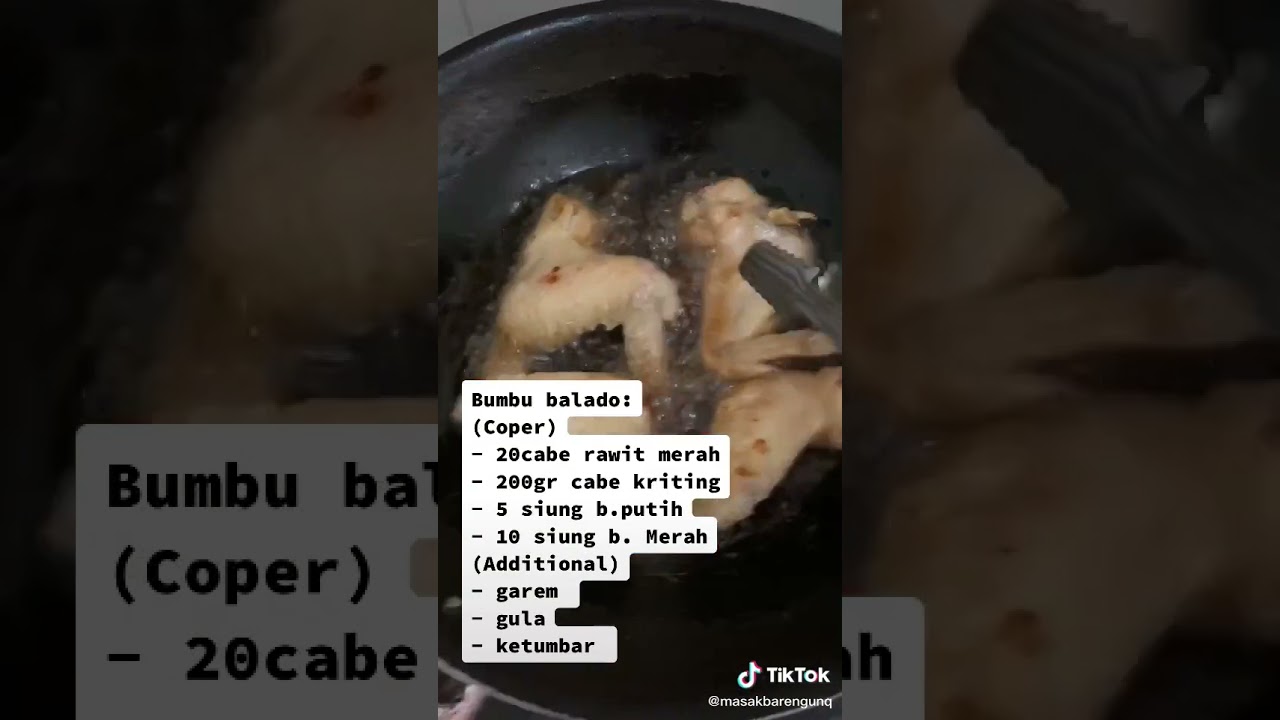 resep bikin ayam balado 🤤 enak banget