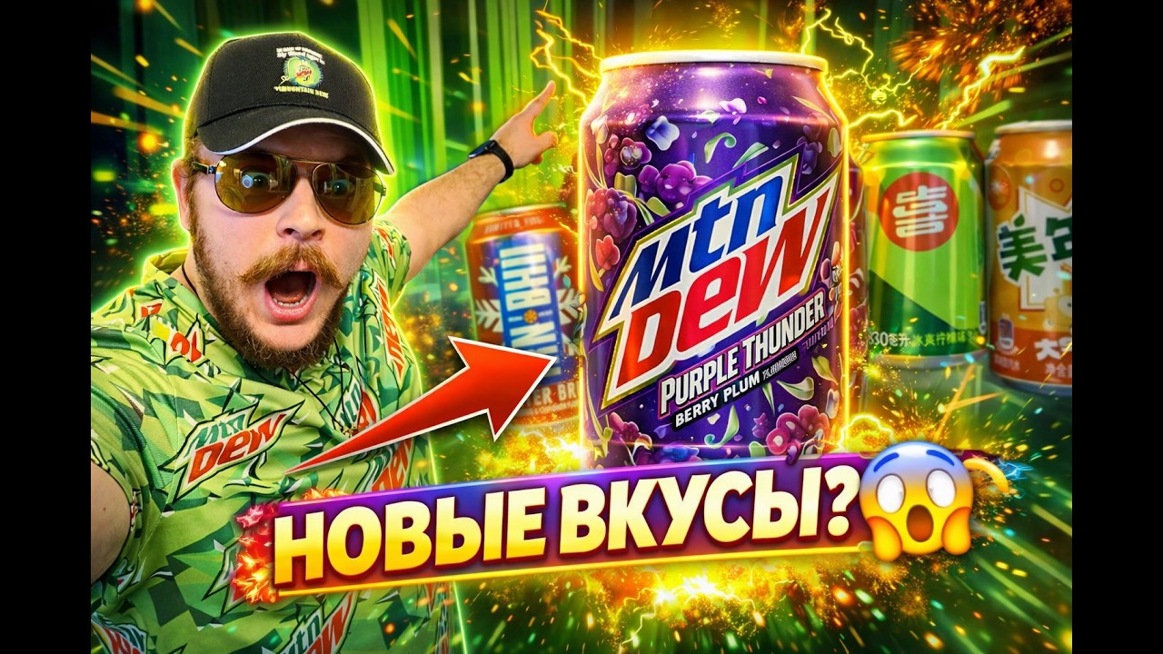 Mountain Dew новинки 2025!
