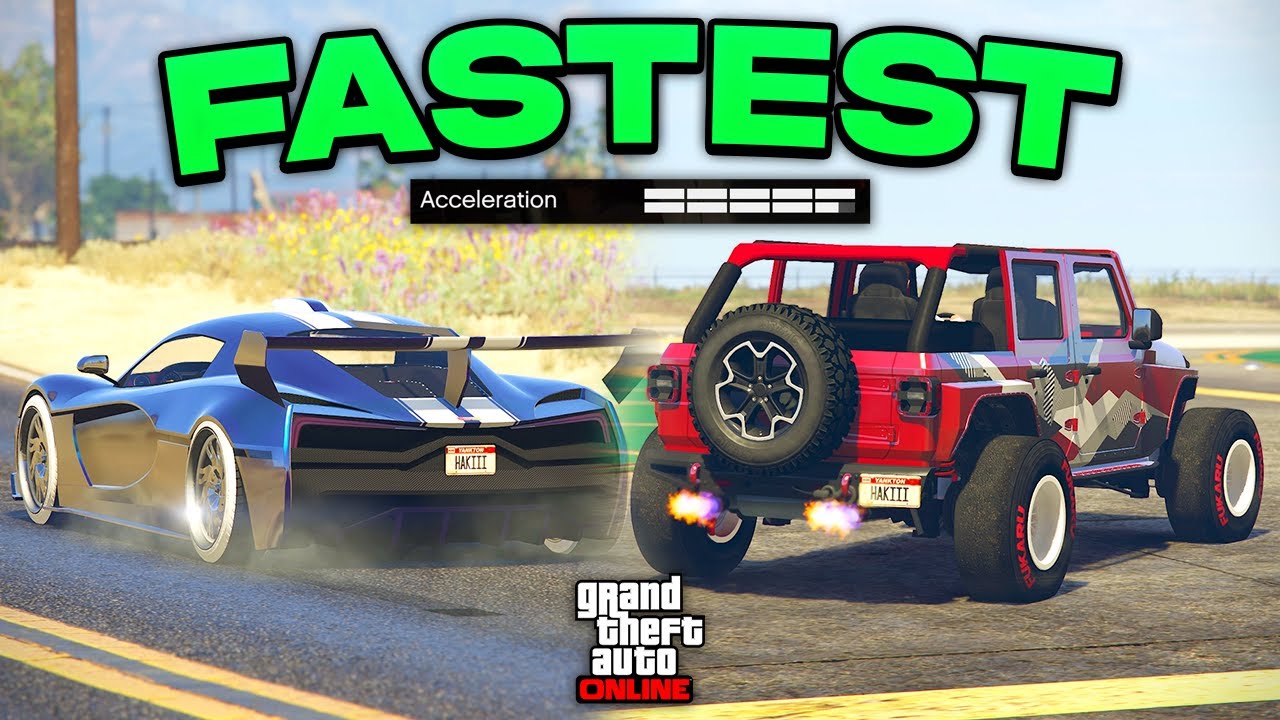 ЛУЧШИЕ машины для разгона в GTA Online! (2024)