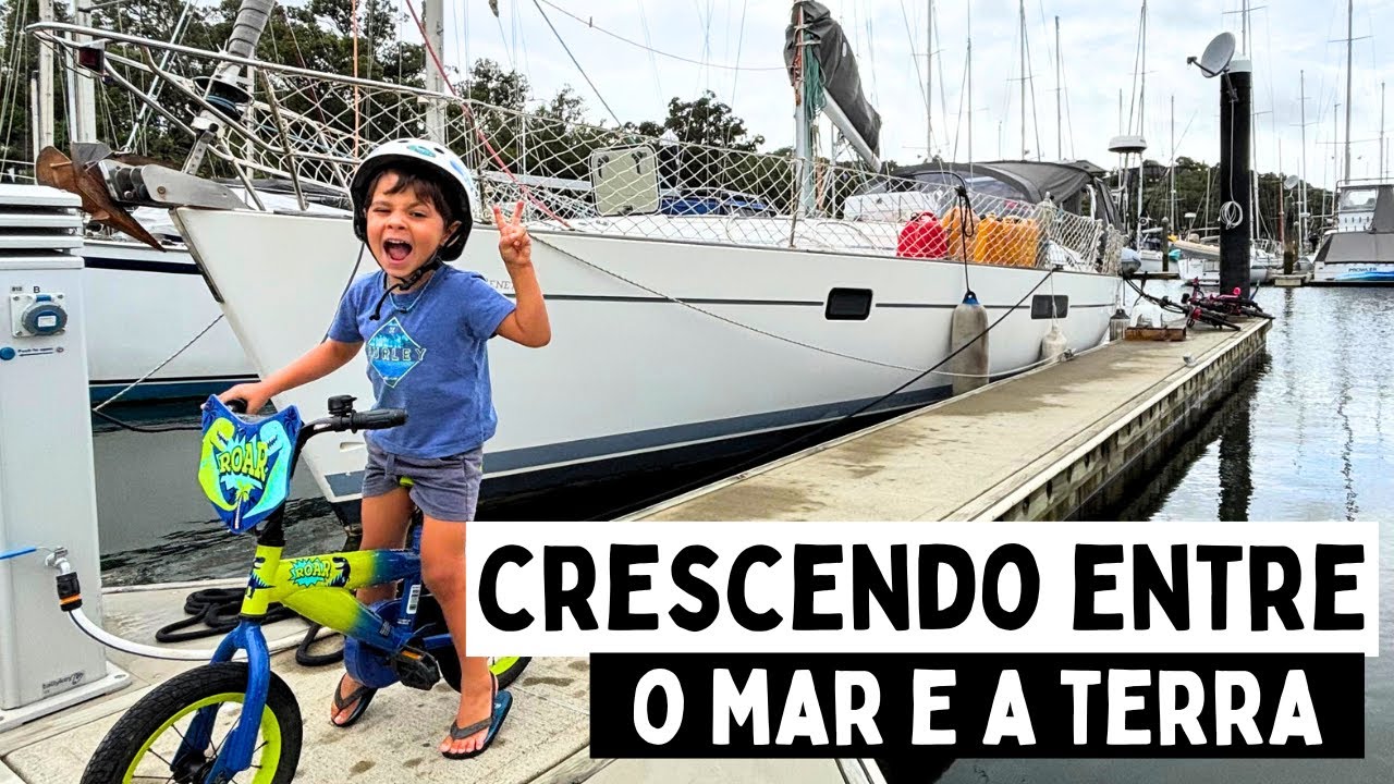 A INFÂNCIA em uma marina na Nova Zelândia
