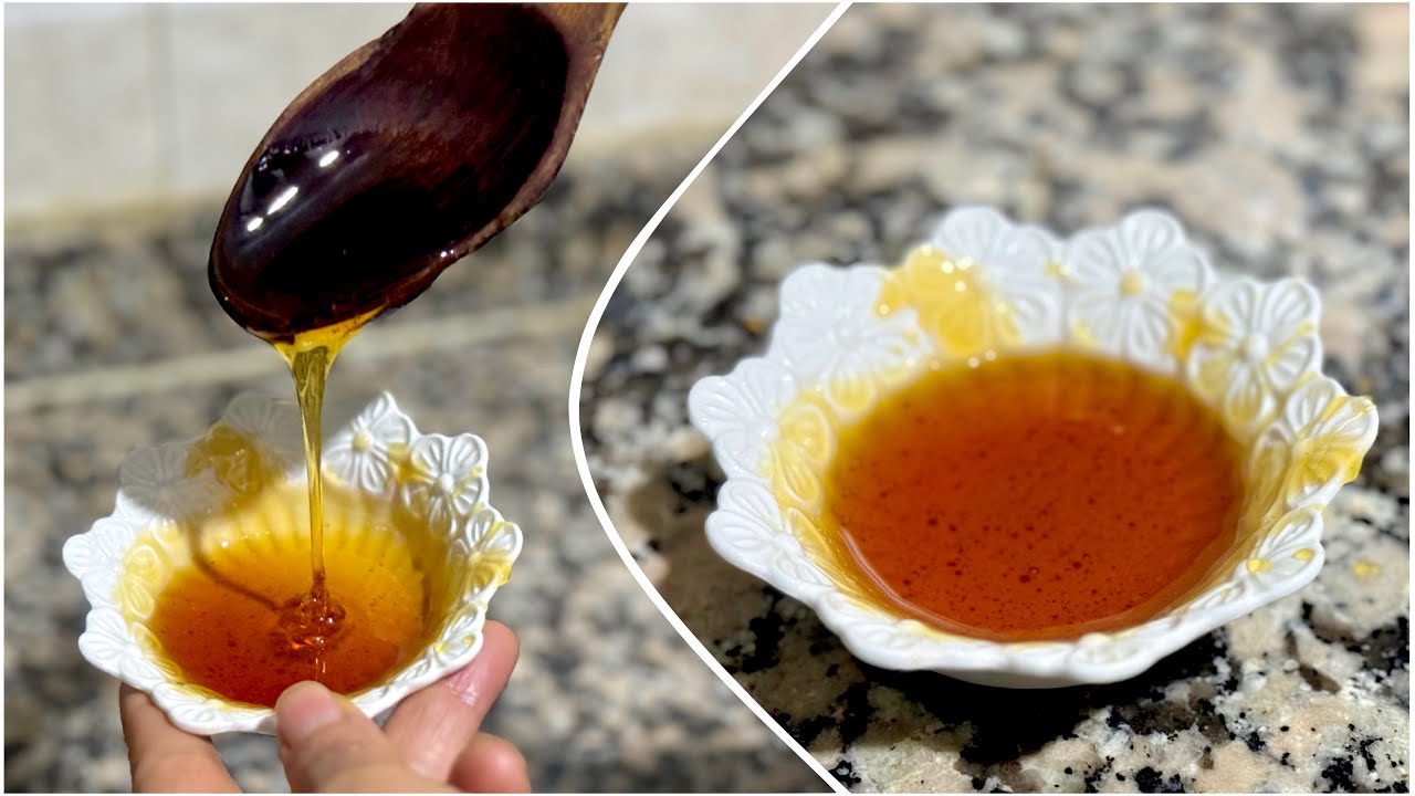 أسرار العسل المنزلي الناجح 100%.. قوام ثقيل ولون ذهبي لكل حلوياتك الرمضانية! 🍯