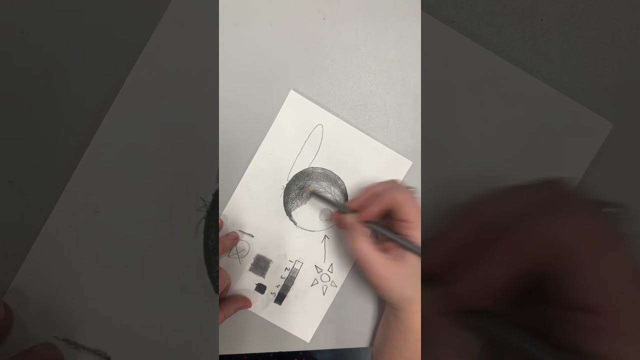 Shading a Sphere with an Ebony pencil