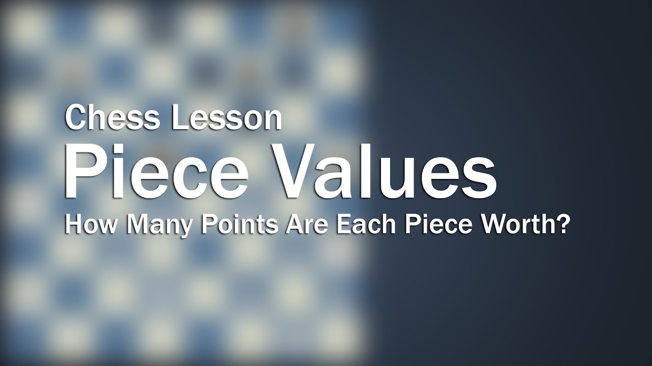 01a - Piece Value (How Much Are Each Chess Piece Worth?) | Chess