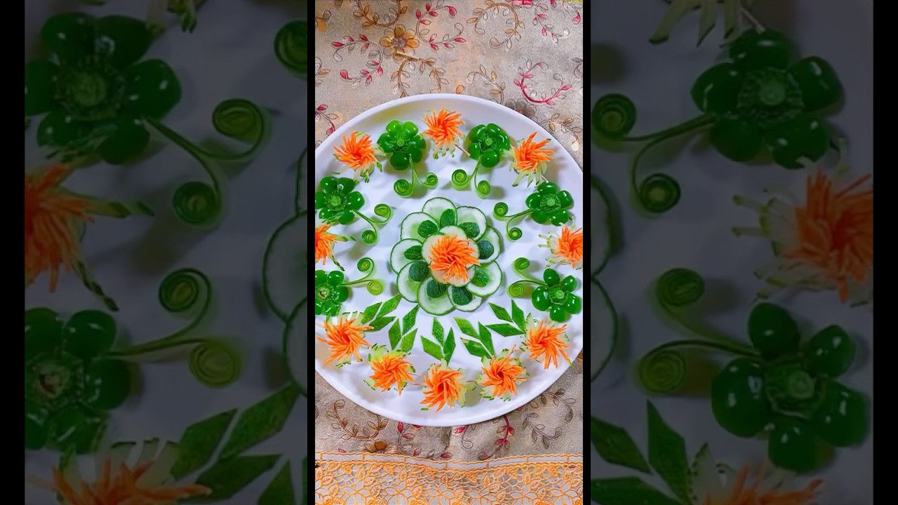BEAUTIFUL SALAD DESIGNS ✨  #salad #platter #design #trending #views #viral