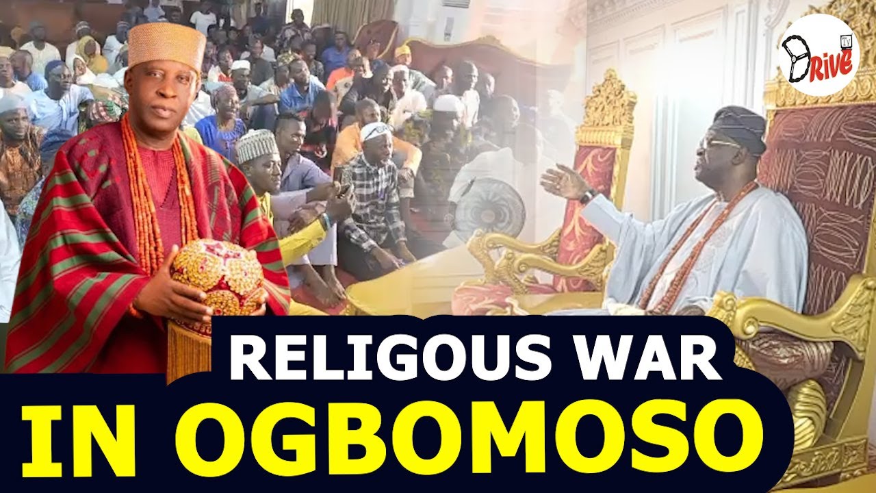 I'LL NOT TOLERATE RELIGIOUS W@R IN OGBOMOSO OBA GHANDI AFOLABI OLAOYE SOUN OGBOMOSO SPEAKS