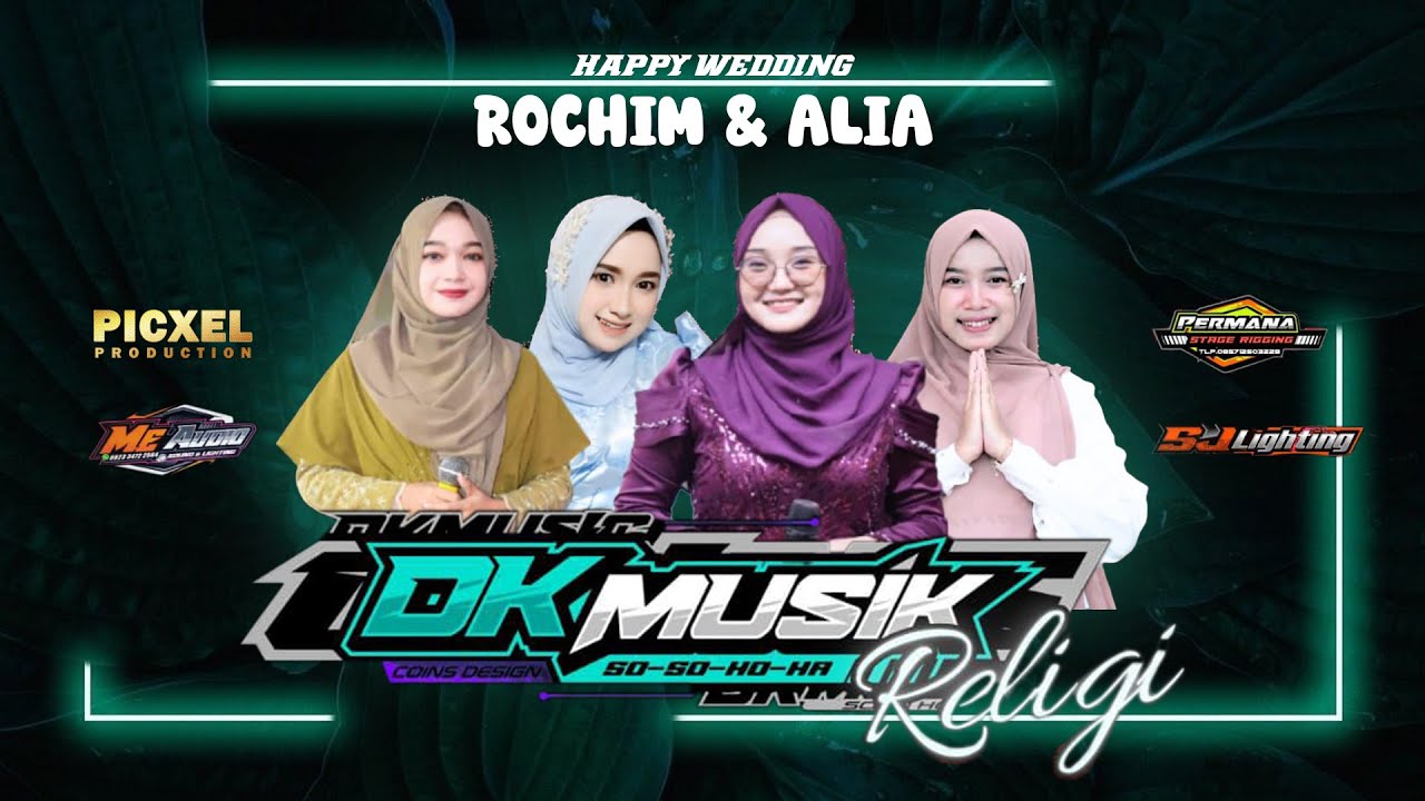 🔴 LIVE STREAM DK MUSIC RELIGI - HAPPY WEDDING ROCHIM DAN ALIA - TERNADI - ME AUDIO
