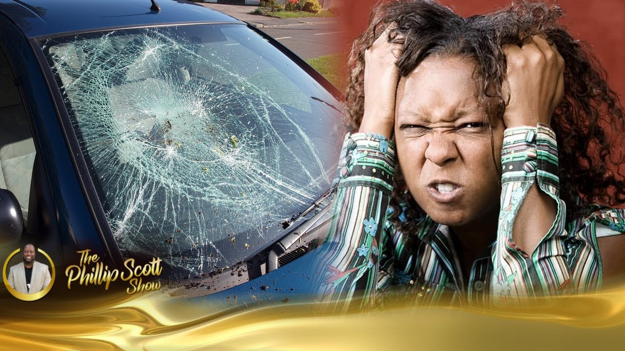Scorn Baby Mama Bust Out Windows Of Dusty Baby Daddy's Car After Finding Out He Cheated On Her.