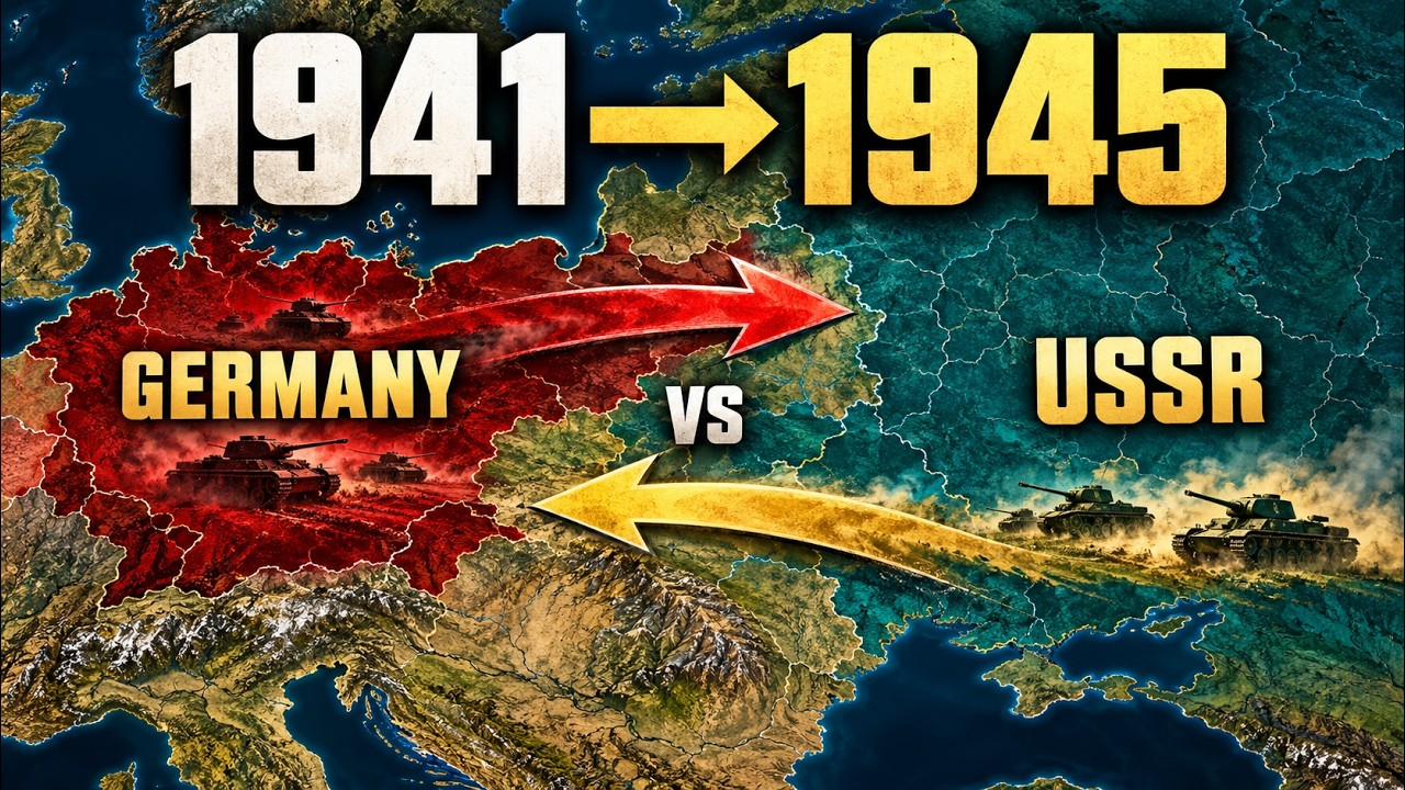 World War II Explained on Maps: How the Axis Lost