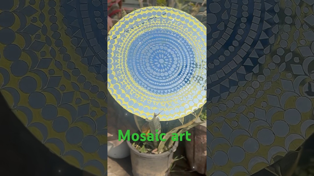 Diy mosaic art.