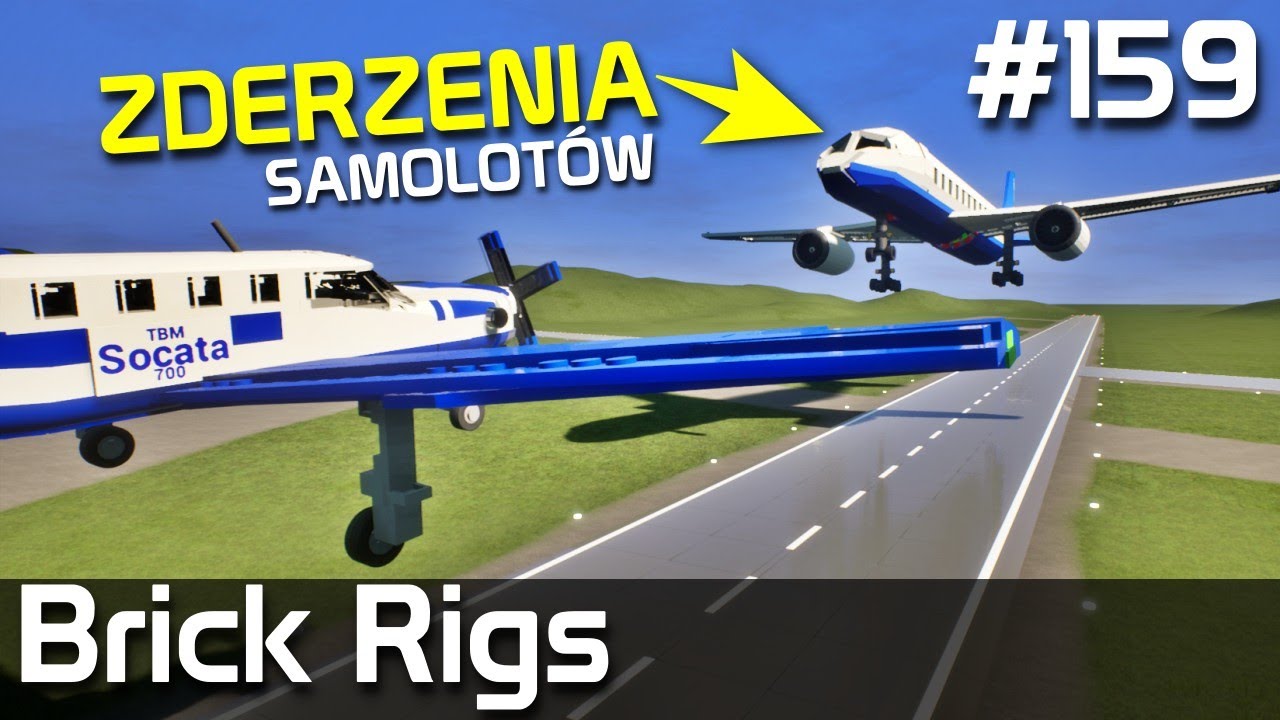 Brick Rigs PL [#159] ZDERZENIE Samolotów /z Bertbert