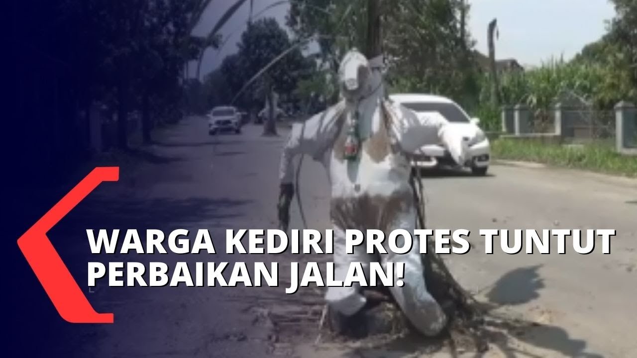 Kerap Sebabkan Kecelakaan, Warga Protes Jalan Rusak dan Berlubang Tak Kunjung Diperbaiki!