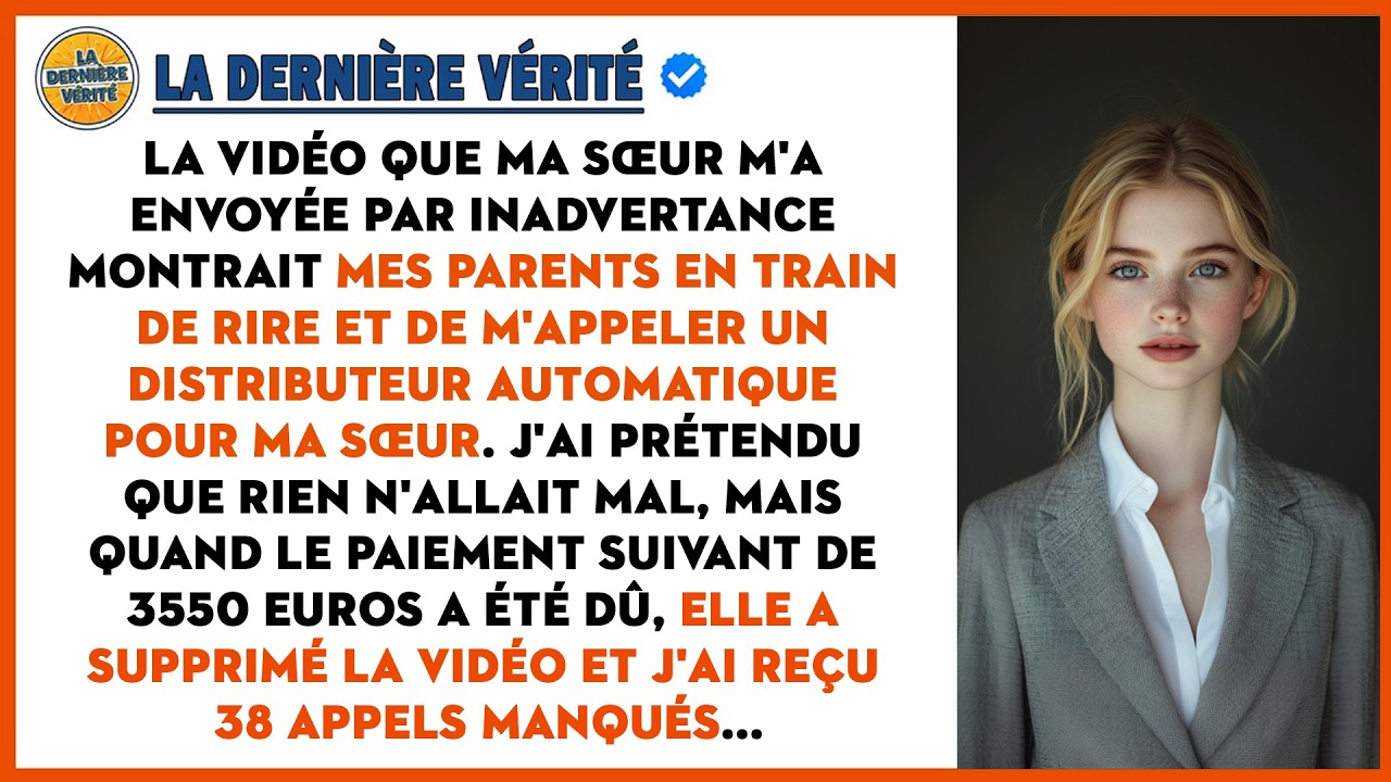 La Vidéo Que Ma Sœur M'a Envoyée Par Inadvertance Montrait Mes Parents Et Elle En Train De Rire...