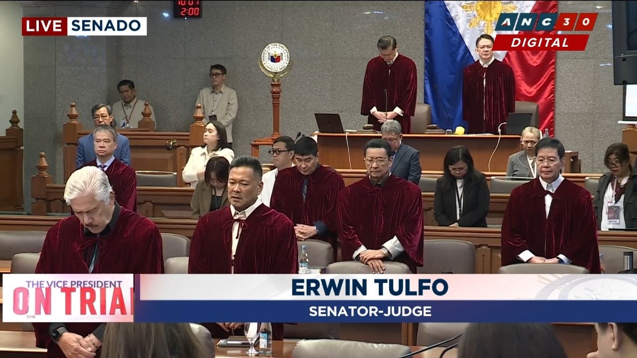 VP Sara trial Day 34: Quorum declared with 16 senator-judges present | ANC