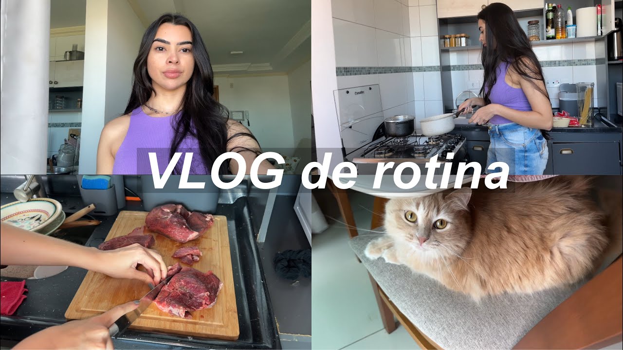 ROTINA do DIA FIZ UM ALMOÇO DELICIOSO TAVA COM VONTADE de COMER ASSIM 