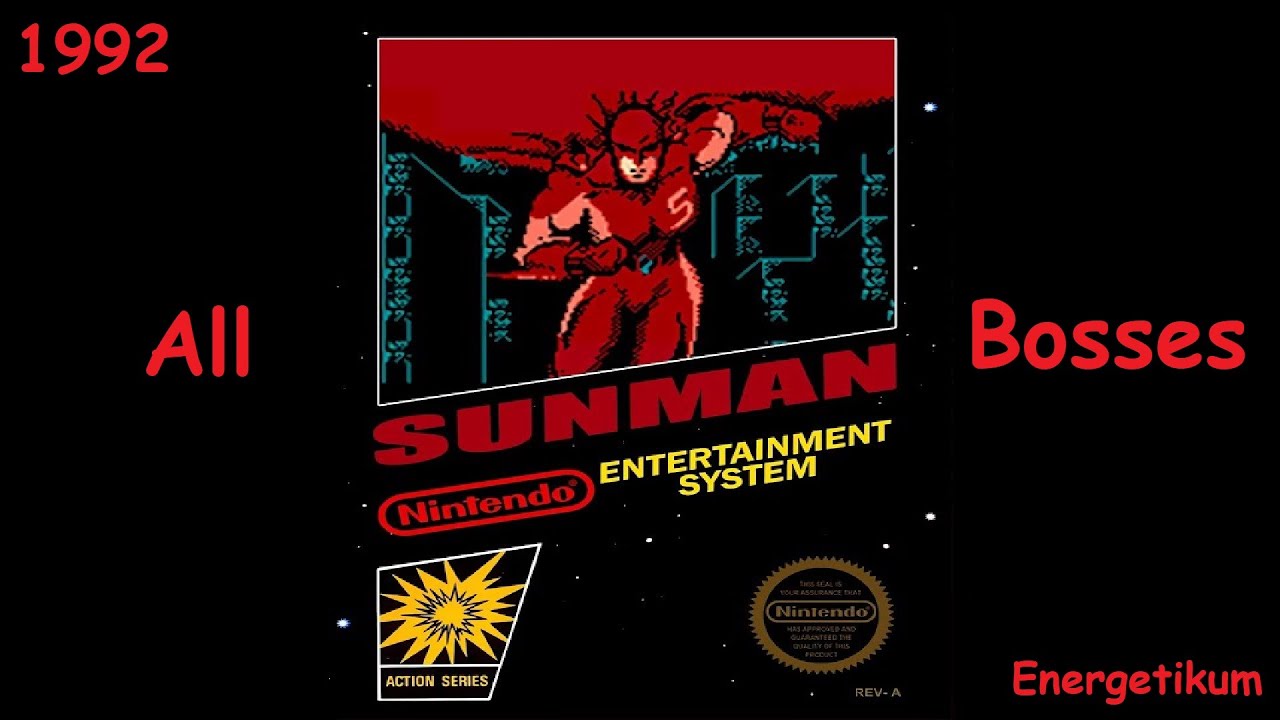 Sunman (Unlicensed) - all bosses (все боссы) [NES]