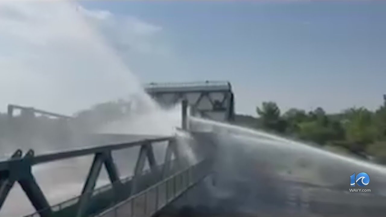 Great Bridge Bridge gets another cooldown from heat