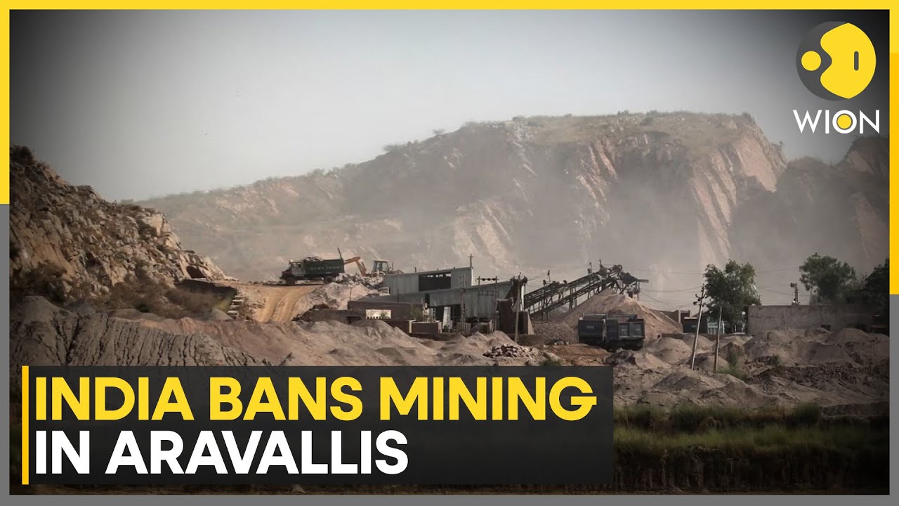 Aravalli Hill: India Bans New Mining Leases in Aravallis, Environmental Protection Boost | WION