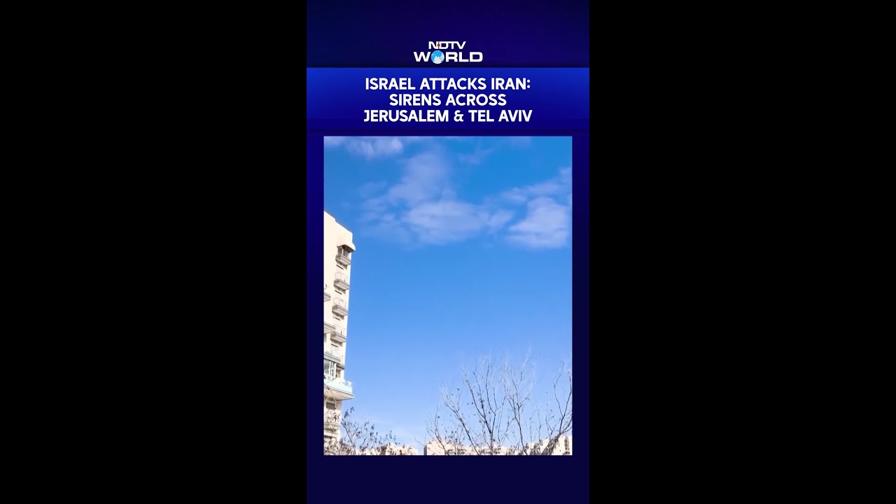 Israel Attacks Iran | Sirens Heard Over Jerusalem & Tel Aviv