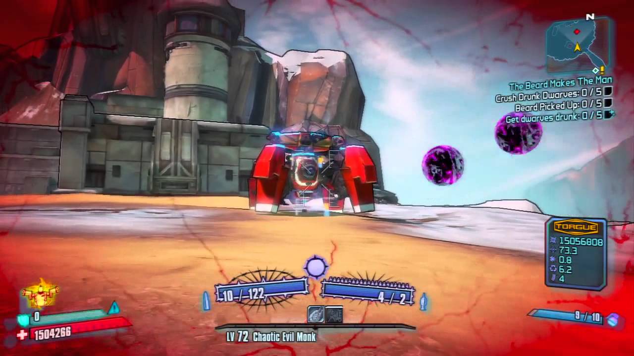 Borderlands 2 pearlescent run 10 of 10 overpower level 8