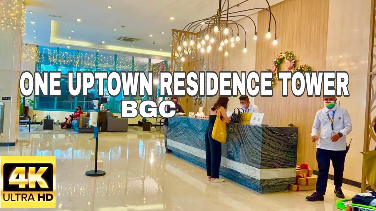 #ONE UPTOWN RESIDENCE TOWER | Part 1 | BGC | Manila 🇵🇭 | Walking Tour | #Len TV Vlog [4K]