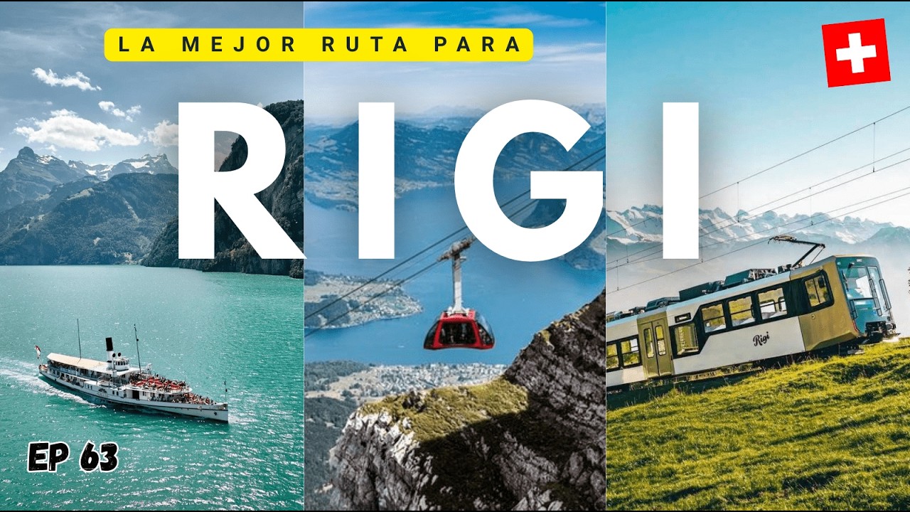 FERRY🛥️, TELEFÉRICO🚡 y TREN🚅… así se vive SUIZA  | Mochilón por Europa – EP 63