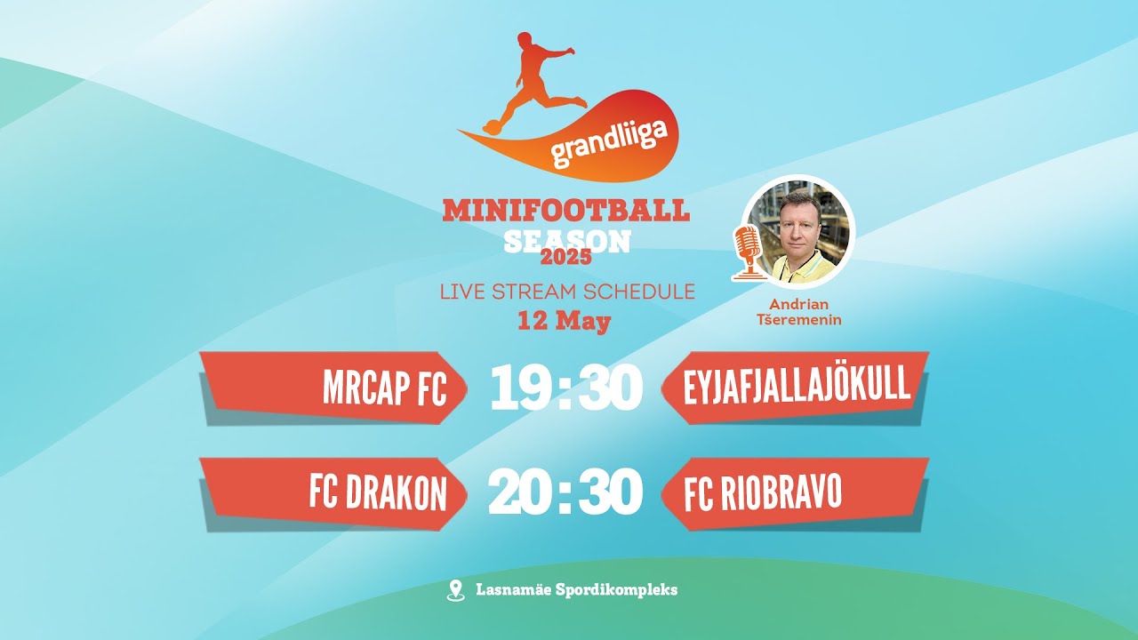 Grandliiga Minifootball 2025 (12-May)  live stream