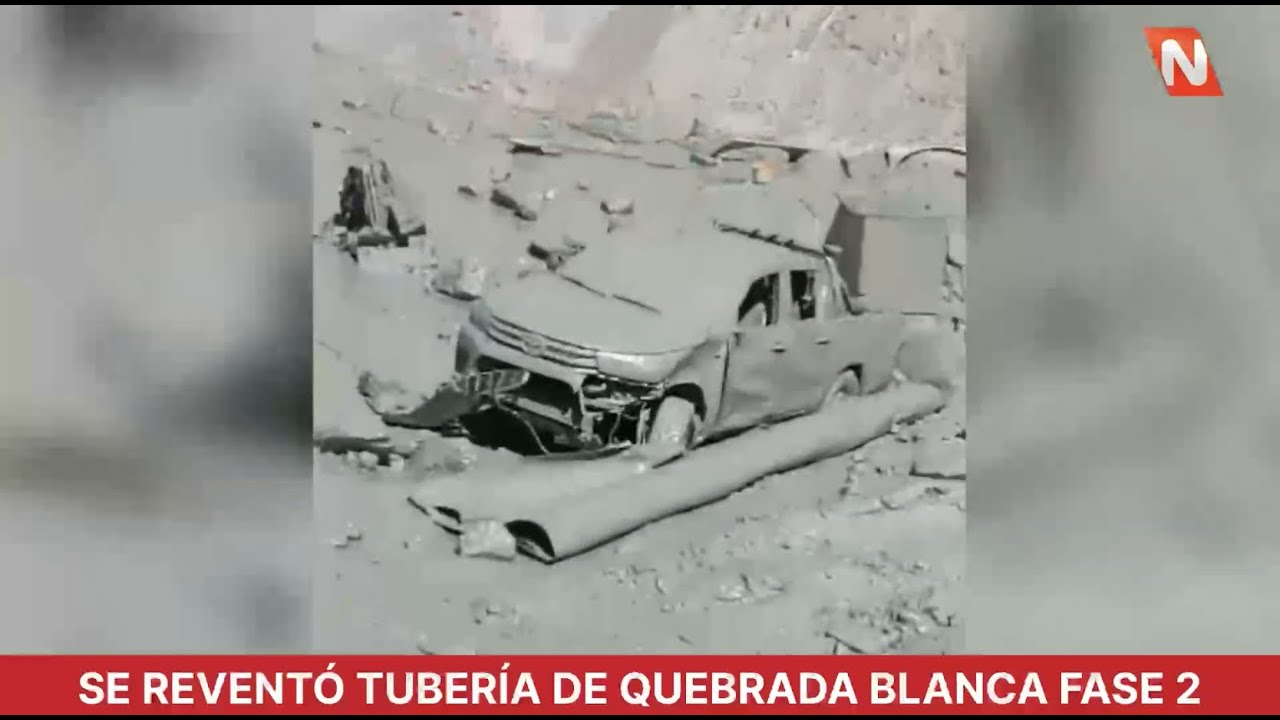 Accidente Minero en Chile: Se reventó tubería de Minera Tek Quebrada Blanca fase 2