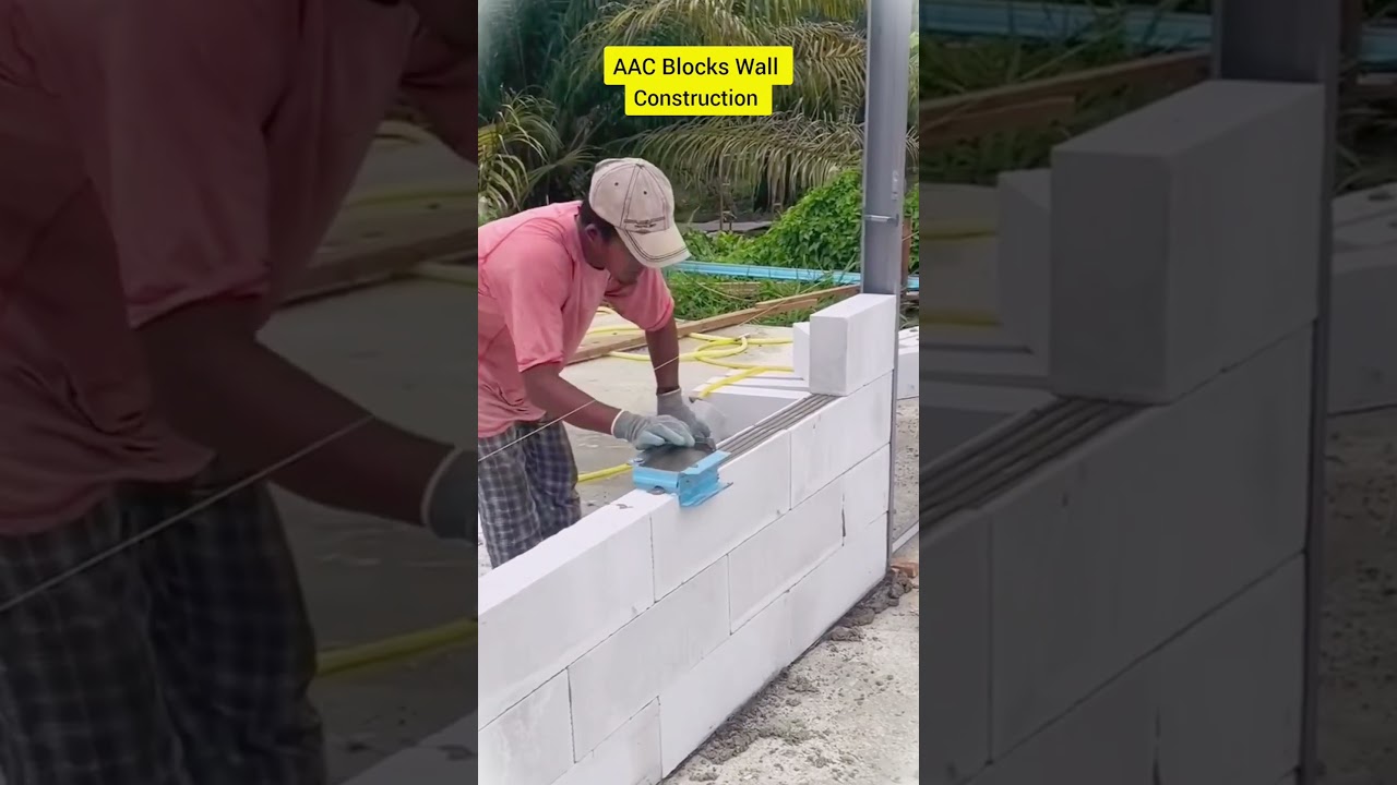 AAC Blocks Wall Construction