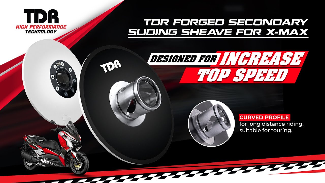 TDR Forged Secondary Sliding Sheave X-Max Black