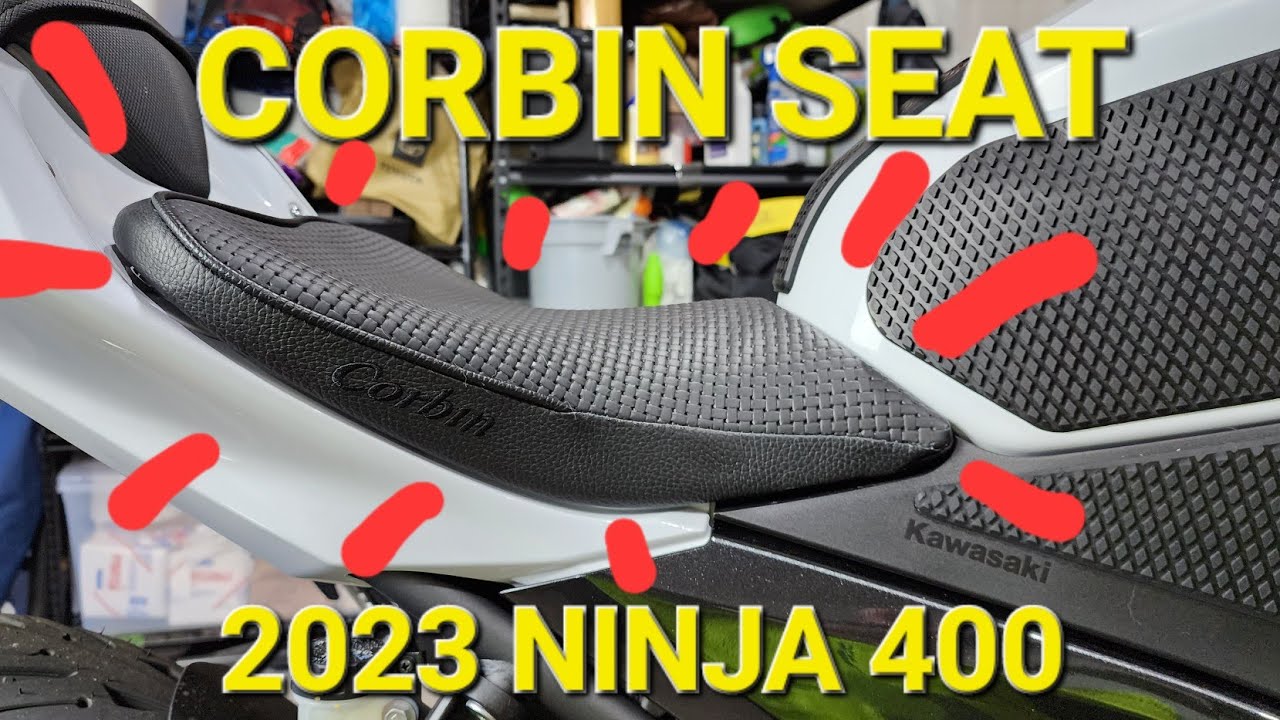 Corbin Seat Unboxing & Install - 2023 Ninja 400
