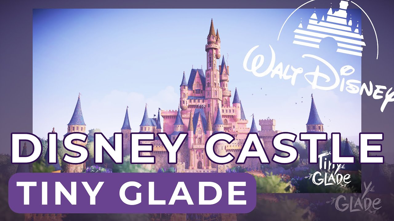 Designer makes DISNEY Castle in Tiny Glade | 10' Timelapse