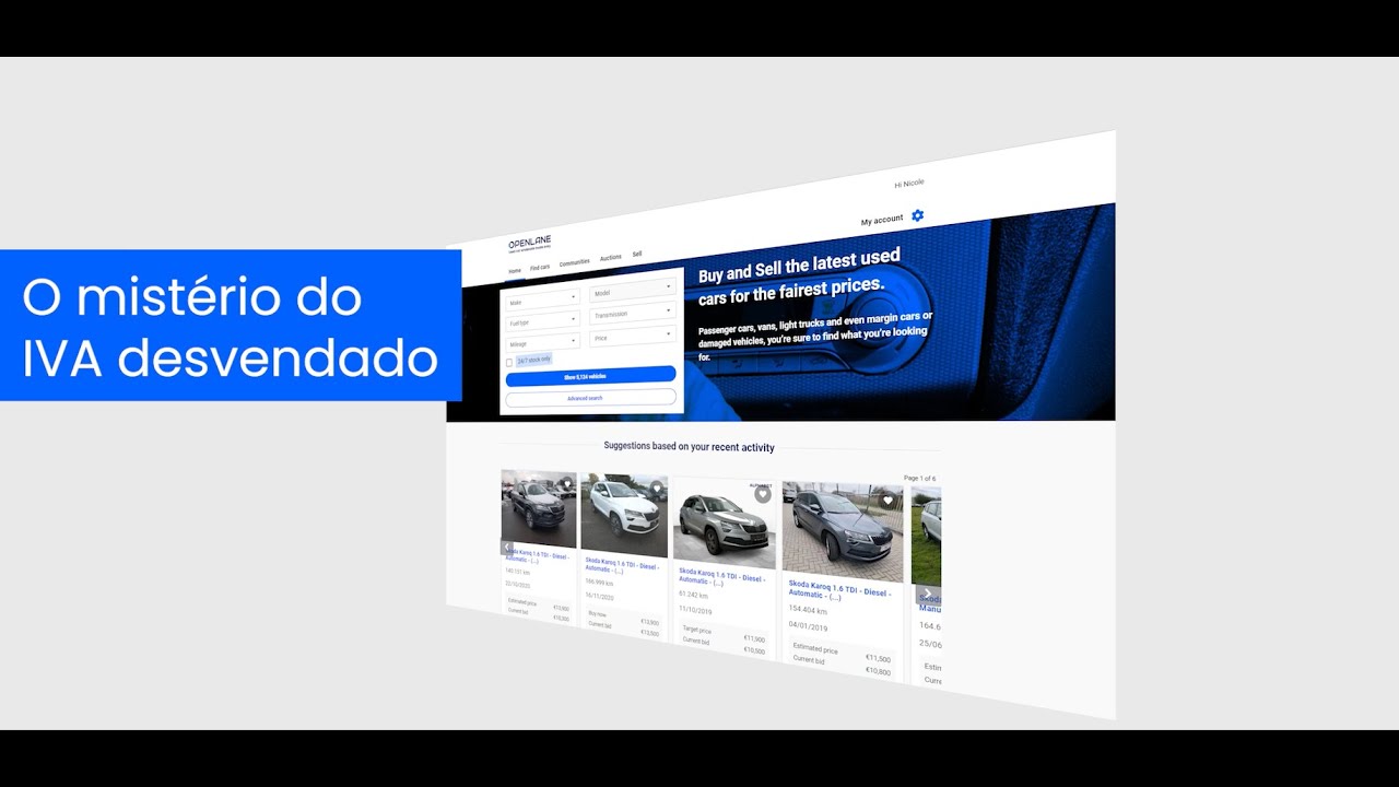 Como comprar carros com IVA e margem | Leil&otilde;es de carros OPENLANE